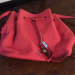 Kate Spade pink bucket bag, crossbody
